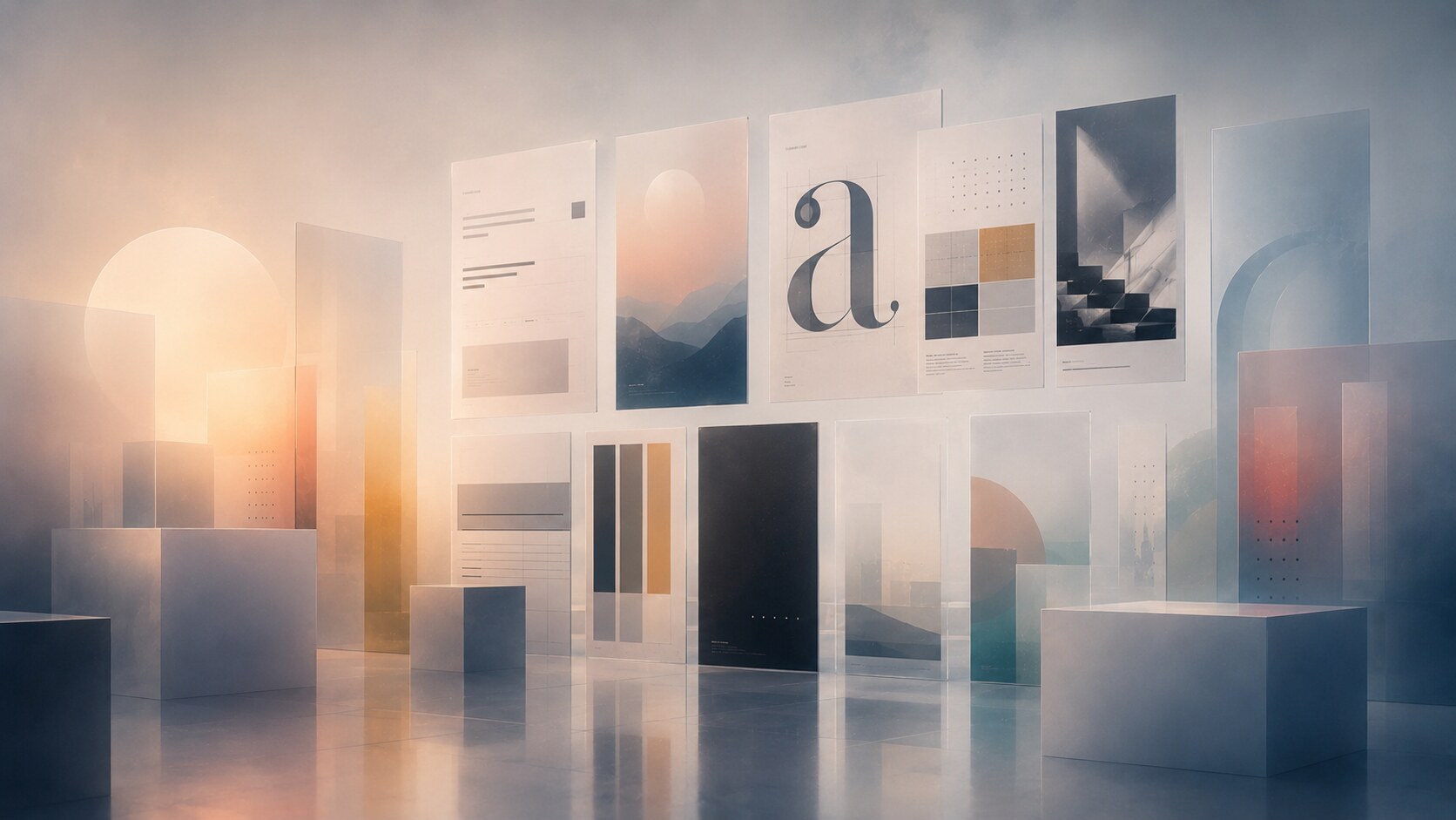 A contrast between familiar interface patterns and bold brand moments where a product can safely become more expressive and memorable.