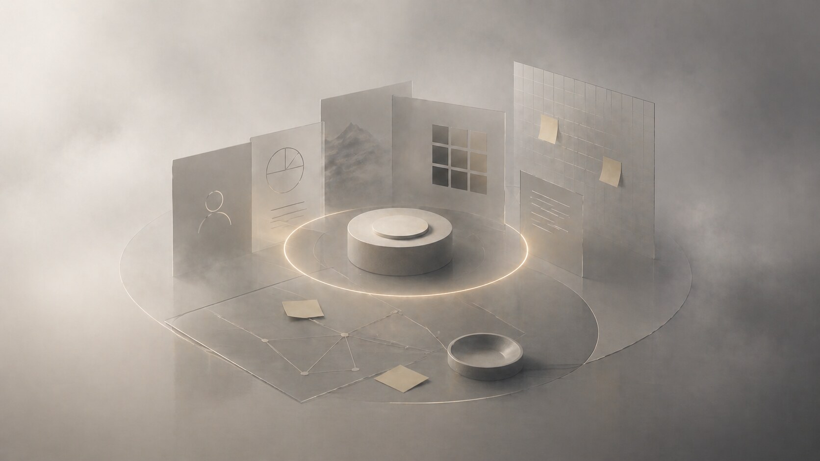 The earliest branding stage is usually strategy, alignment, references, and rollout planning rather than logo drawing.