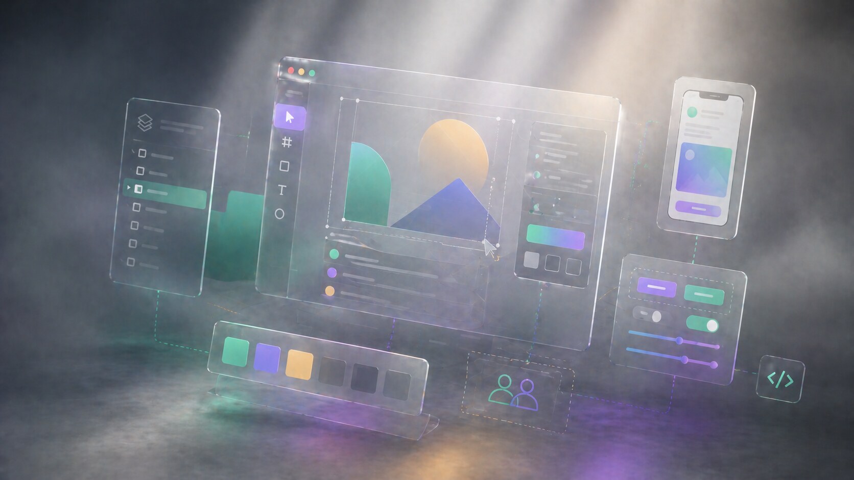Figma often becomes the digital home for responsive layouts, design systems, libraries, and developer handoff.