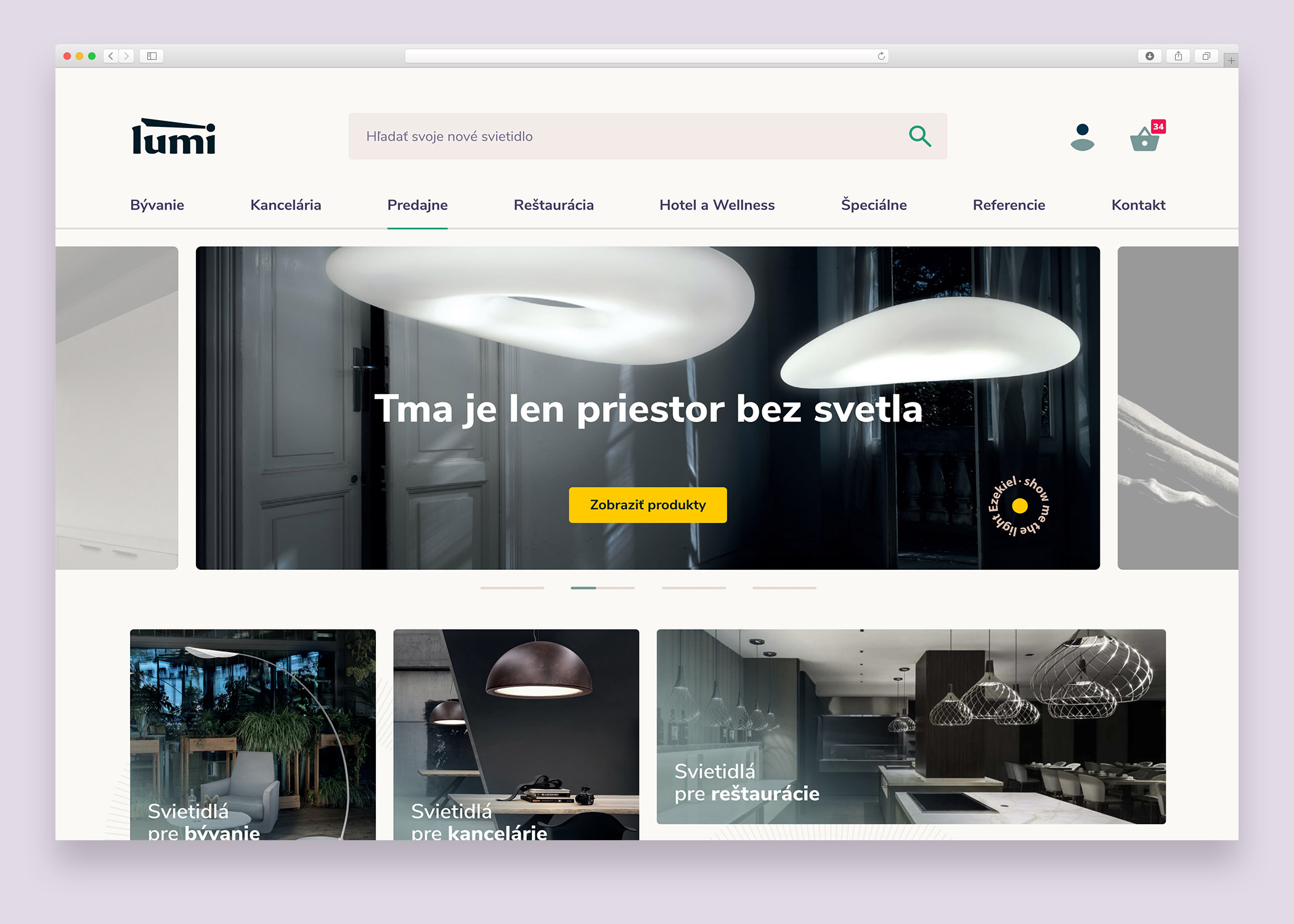 Lumi - Darkness is just space without light header image