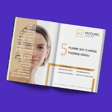 Advertising Banner for a Plastic Surgery Clinic in EMMA Magazine