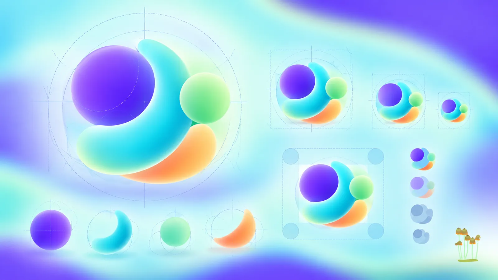 Abstract symbol construction, scale tests, and optical refinement