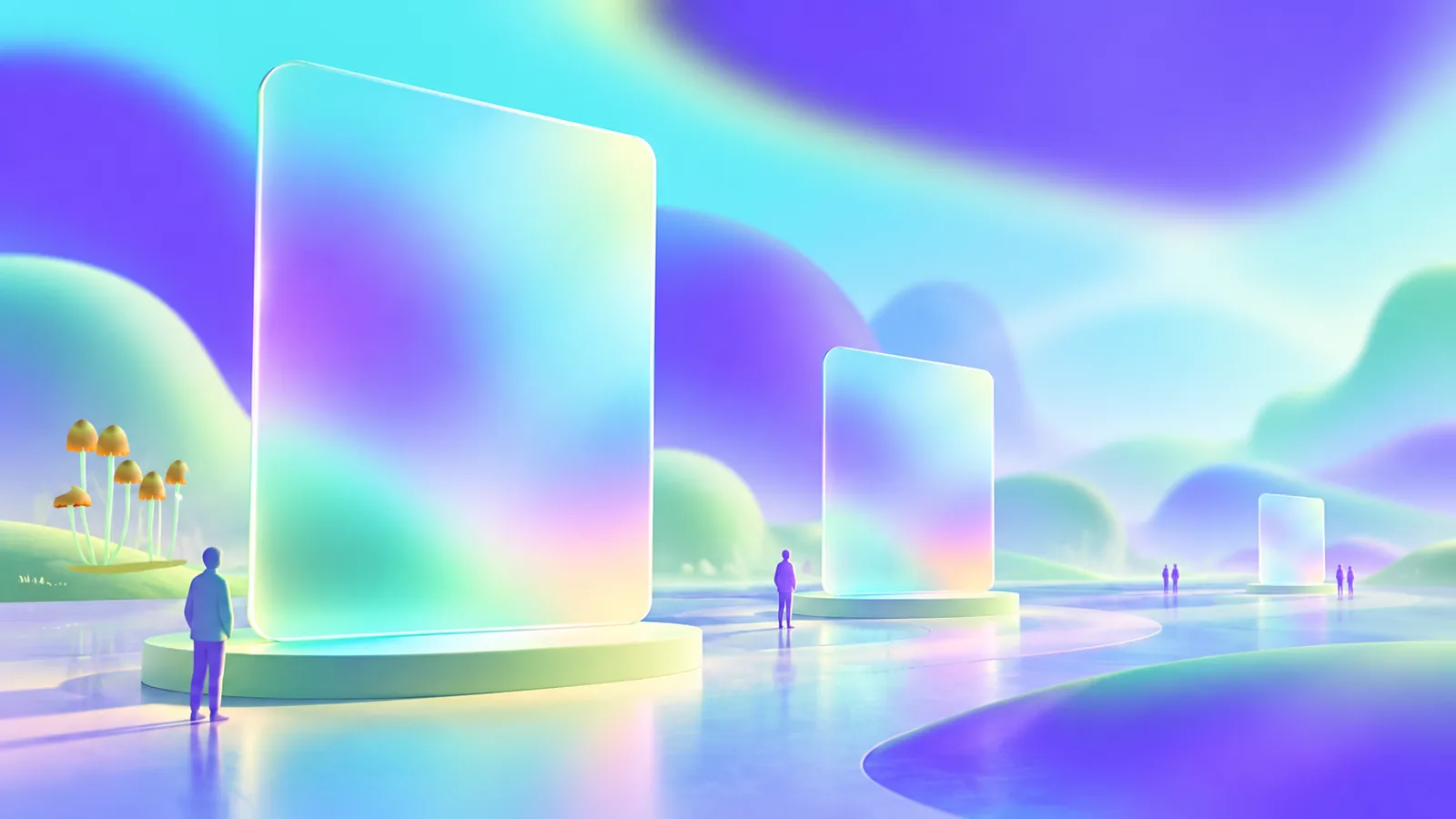 Blank outdoor poster planes tested across different viewing distances